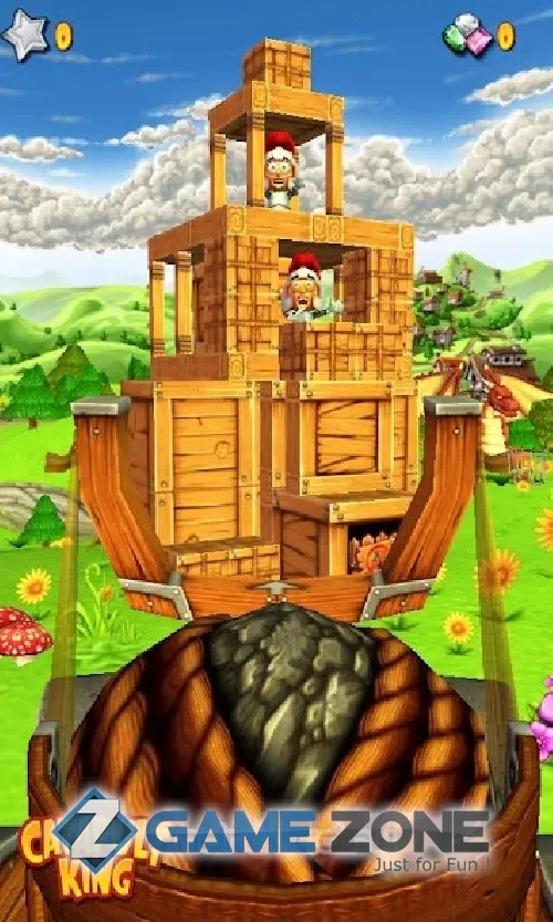 صورة من لعبة Catapult King [Много звезд и магии]