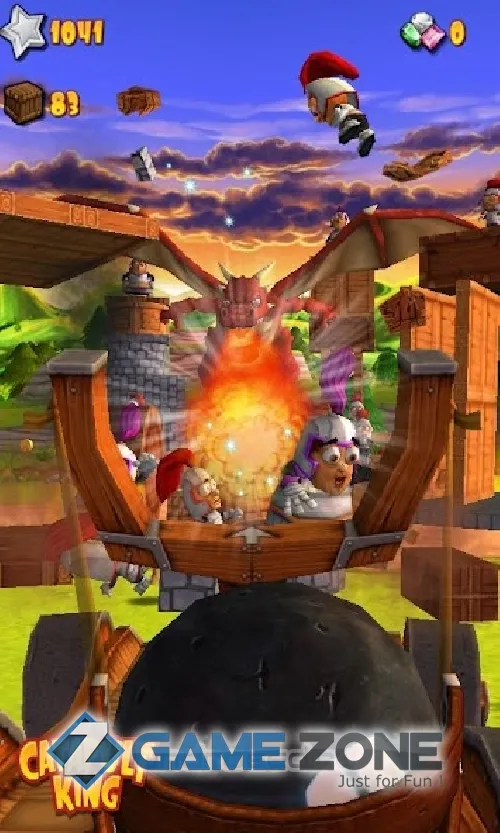 صورة من لعبة Catapult King [Много звезд и магии]