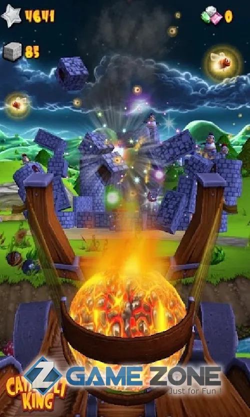 صورة من لعبة Catapult King [Много звезд и магии]