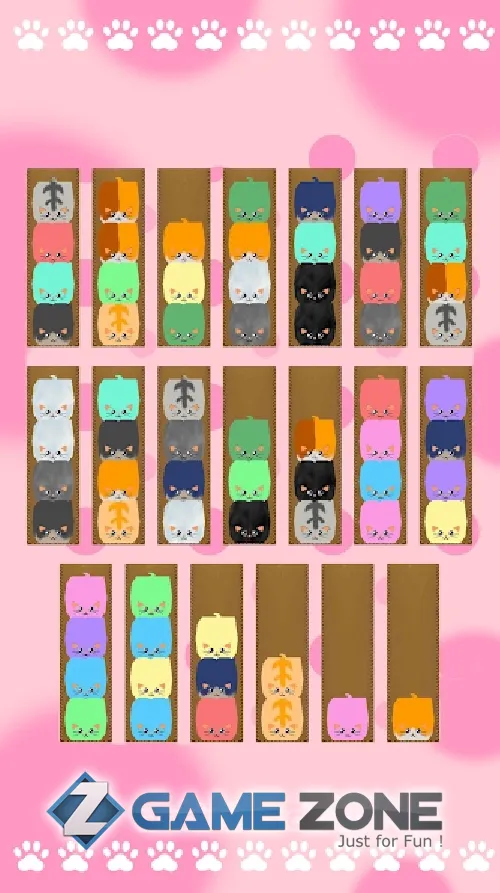 صورة من لعبة Cats are Liquid Sort puzzle [Adfree]