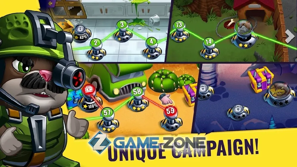 صورة من لعبة Cats vs Aliens PVP