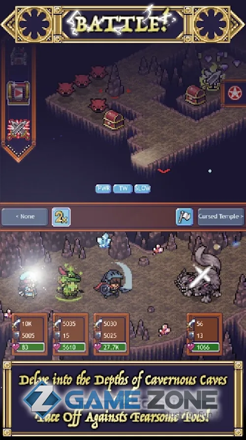 صورة من لعبة Cave Heroes: Idle RPG