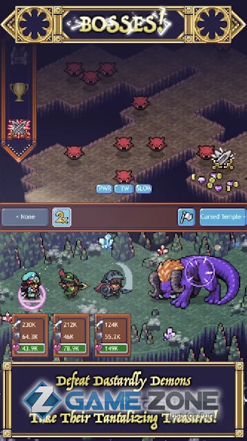 صورة من لعبة Cave Heroes: Idle RPG