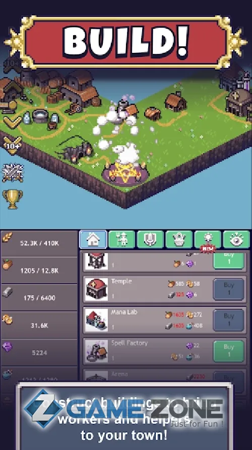 صورة من لعبة Cave Heroes: Idle RPG