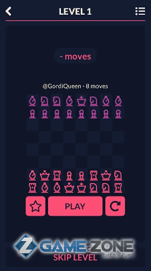 صورة من لعبة Chesspert