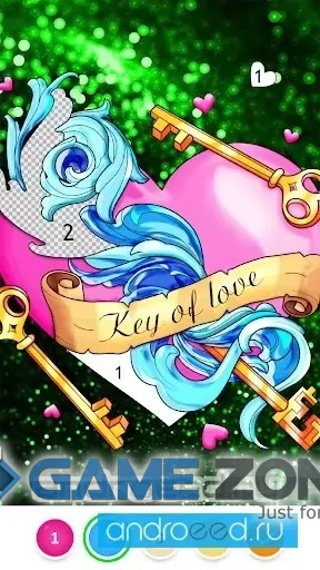 صورة من لعبة Magic Color by Number Paint [unlocked/бесконечные бустеры]