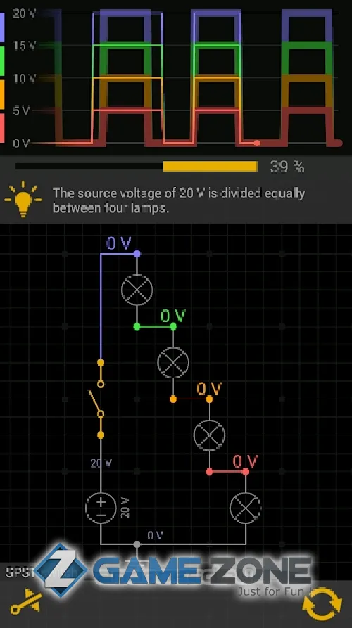 صورة من لعبة Circuit Jam