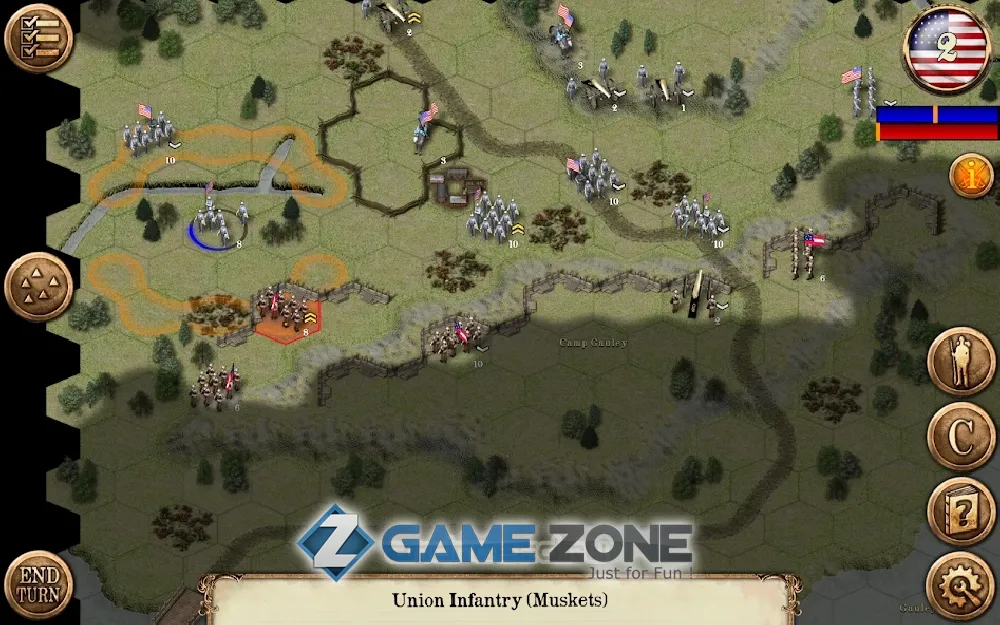 صورة من لعبة Civil War: 1861