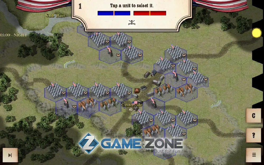 صورة من لعبة Civil War: Bull Run 1861