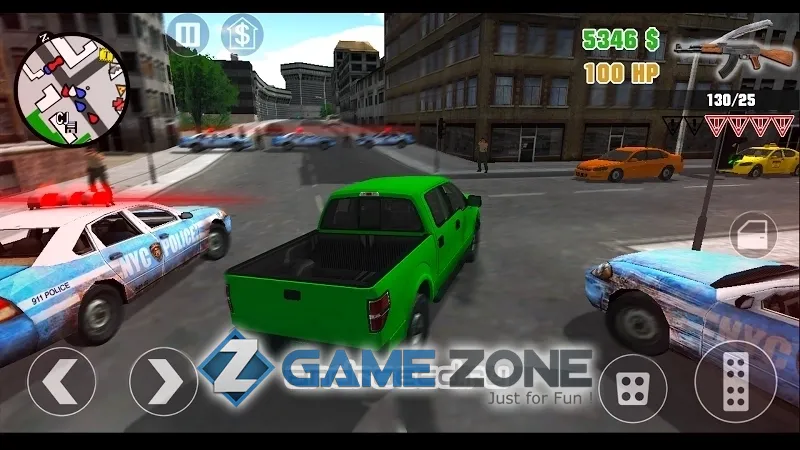 صورة من لعبة Clash of Crime Mad San Andreas [Много денег/Unlocked]