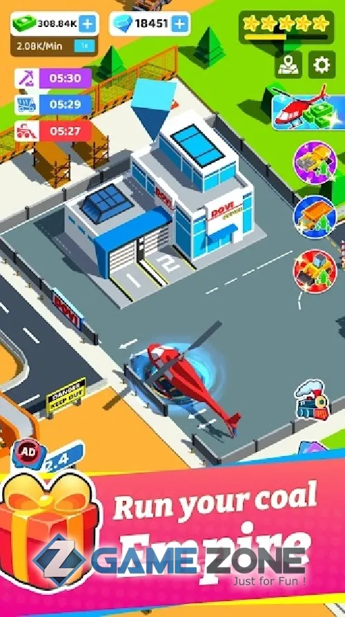 صورة من لعبة Coal Mining Inc [Mod Diamonds]