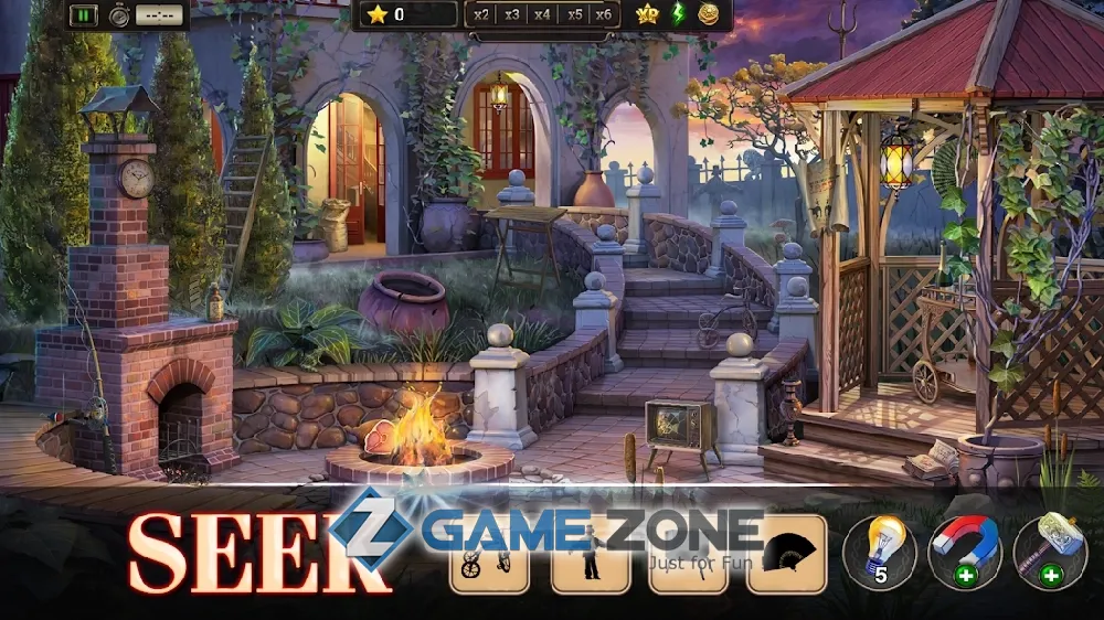 صورة من لعبة Hidden Object Coastal Hill