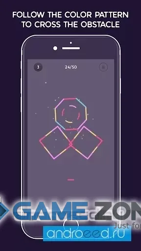صورة من لعبة Color Challenges [Без рекламы+щиты]