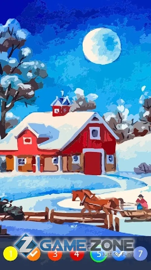 صورة من لعبة ColorPlanetampreg Oil Painting Color by Number Free [Mod Money]
