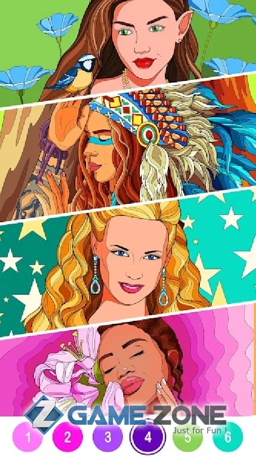 صورة من لعبة ColorPlanetampreg Paint by Number [Mod Money]