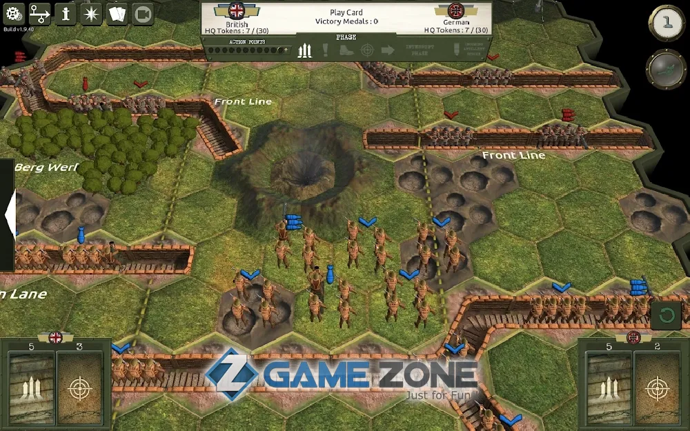 صورة من لعبة Commands and Colors: The Great War
