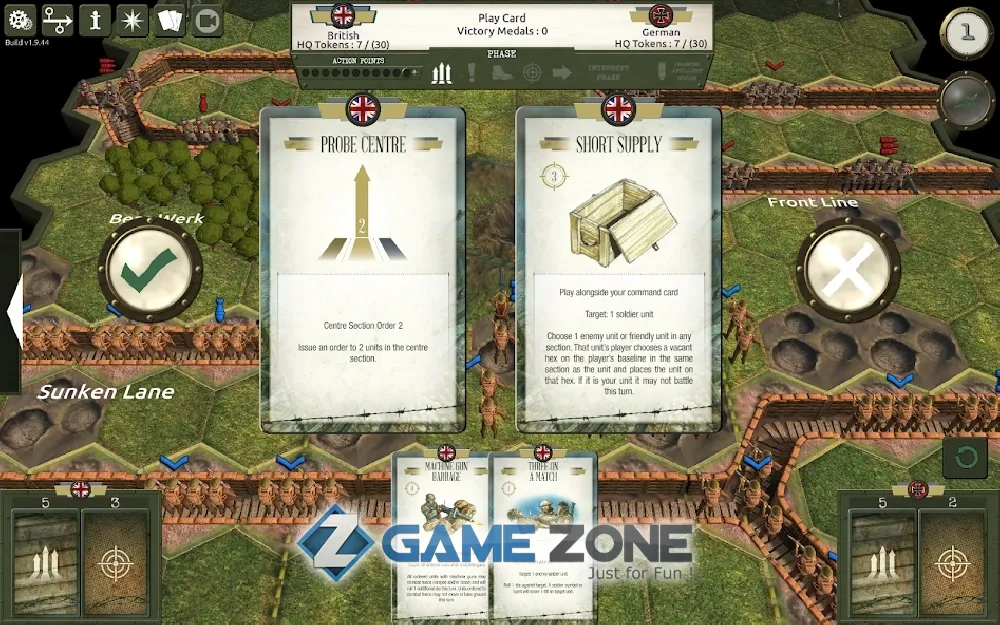 صورة من لعبة Commands and Colors: The Great War