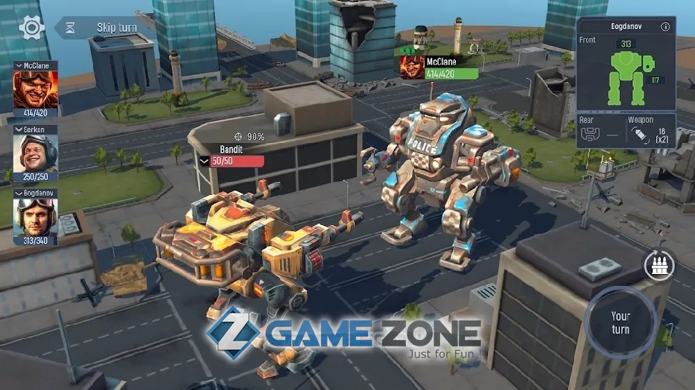 صورة من لعبة Concern: Mech Armored Front [Money mod]