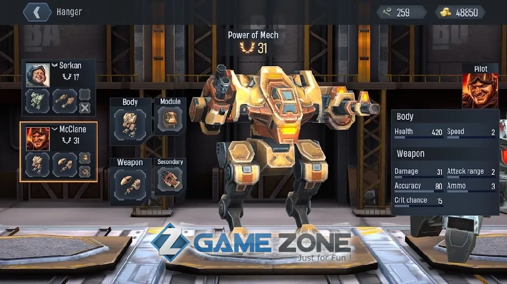 صورة من لعبة Concern: Mech Armored Front [Money mod]