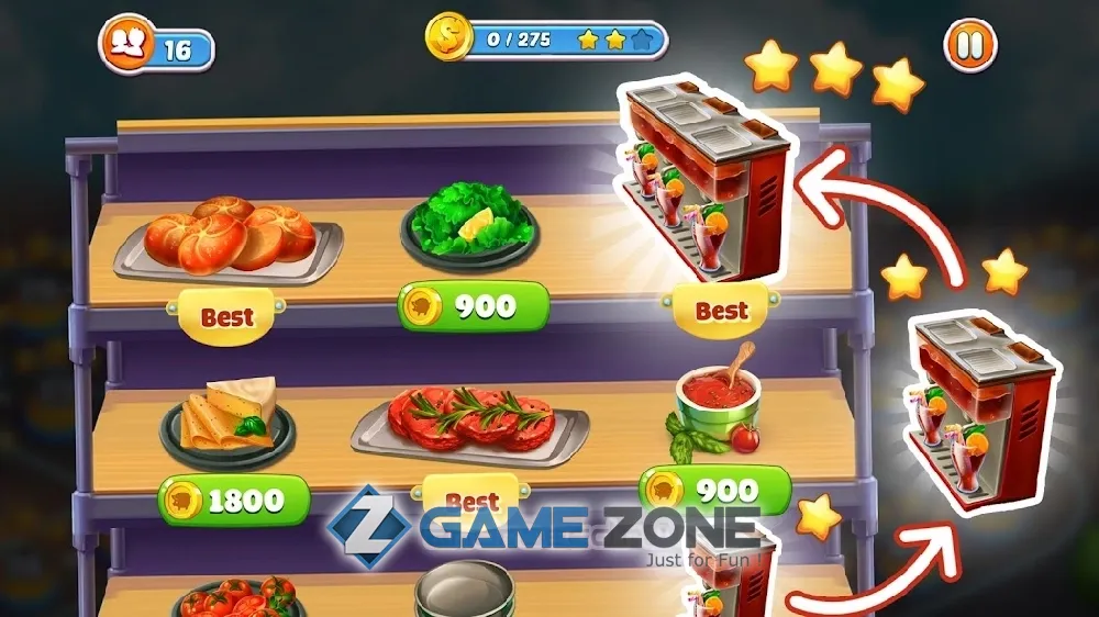 صورة من لعبة Cook It! - Кулинарная игра для шеф-поваров [Много денег]