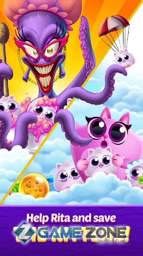 صورة من لعبة Cookie Cats Pop [Много денег]