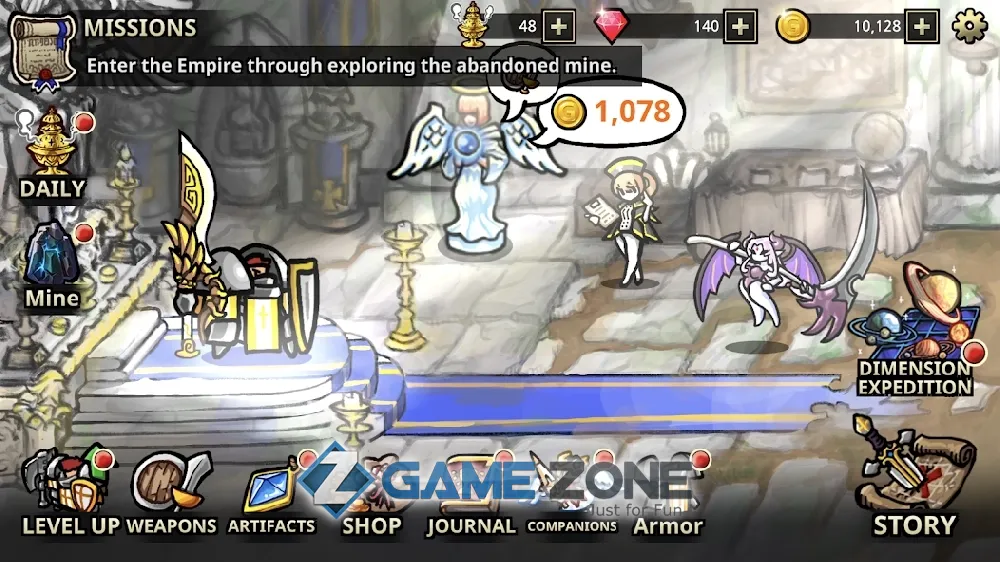 صورة من لعبة Counter Knights [Mod Money/Free Shopping]