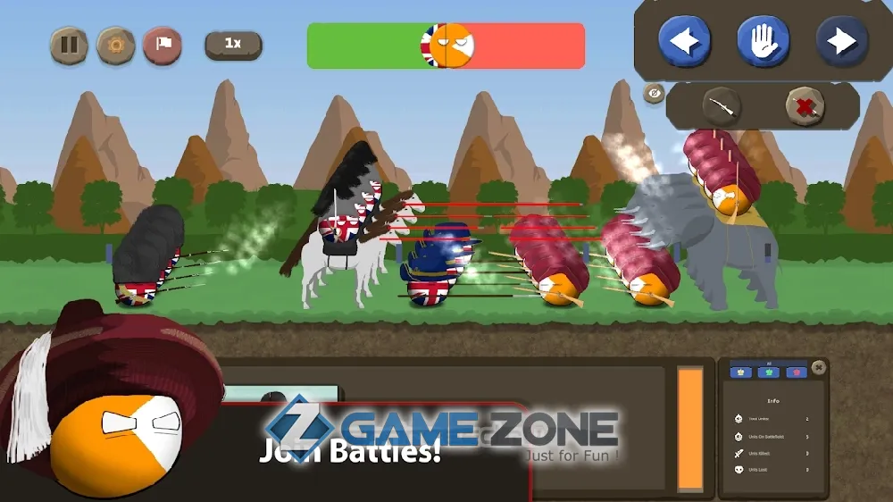 صورة من لعبة Countryballs at War [Unlocked]