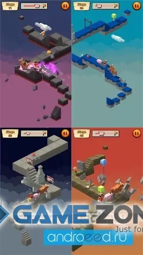 صورة من لعبة Cow Pig Run Tap [Много денег]