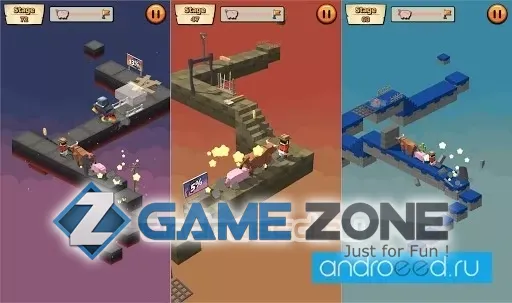 صورة من لعبة Cow Pig Run Tap [Много денег]