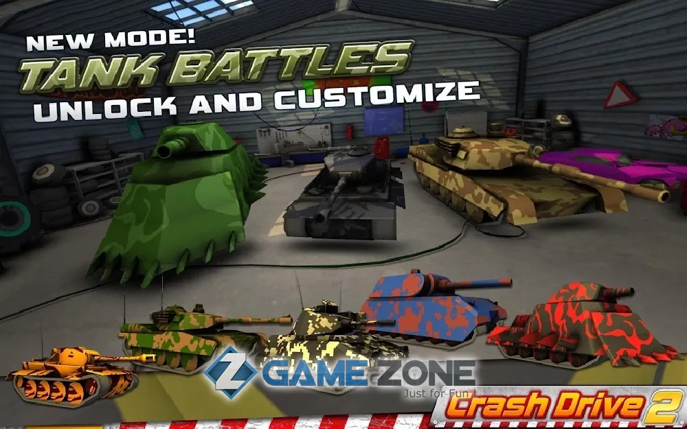 صورة من لعبة Crash Drive 2: Stunt Car Race [Mod Money]