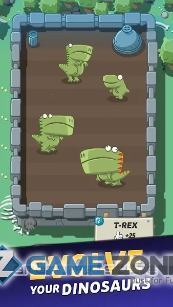 صورة من لعبة Crazy Dino Park [Mod Gems] [Free Shopping]