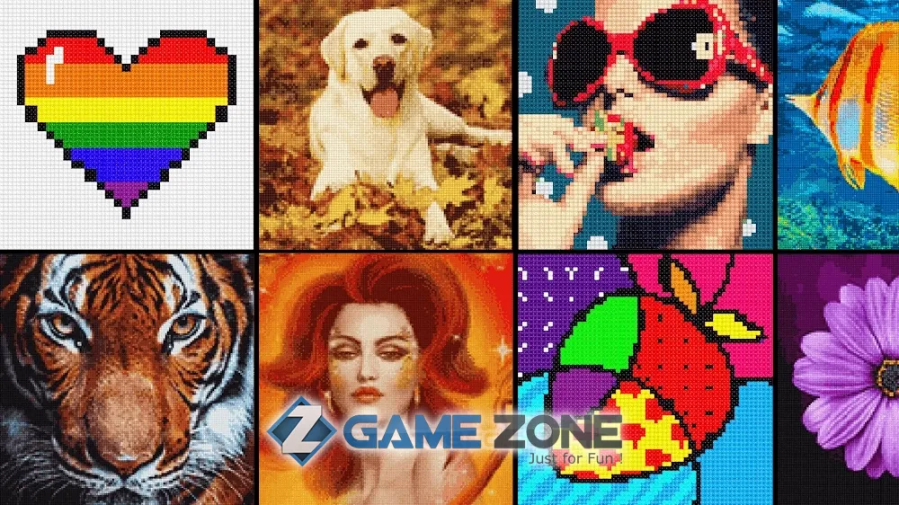 صورة من لعبة Cross Stitch
