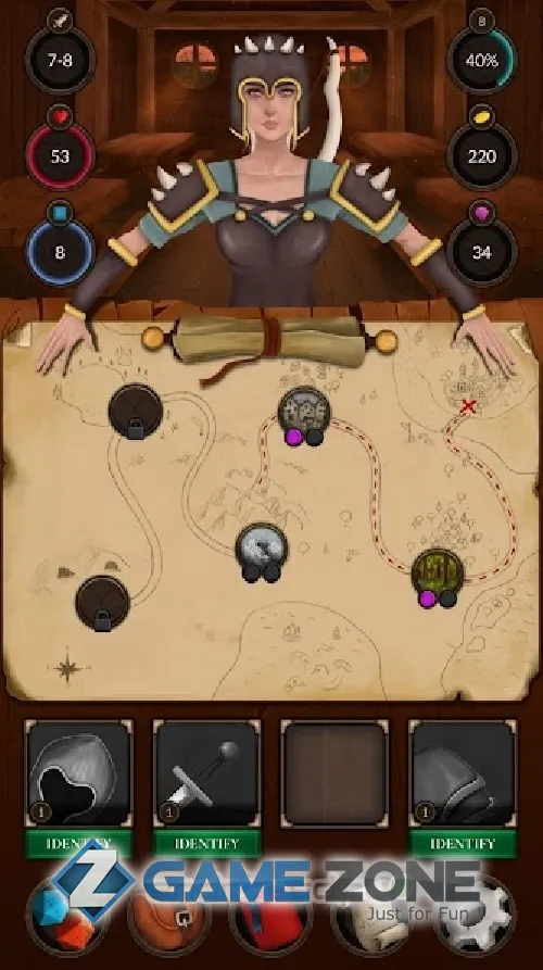 صورة من لعبة Crossroads: Roguelike RPG Dungeon Crawler