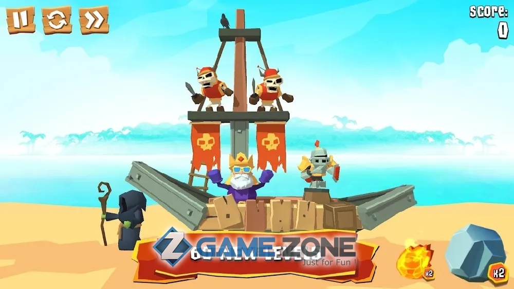 صورة من لعبة Crush the Castle: Siege Master [Много денег]