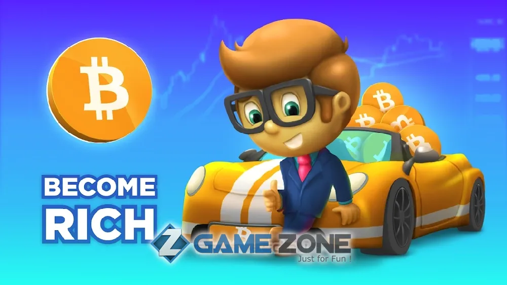 صورة من لعبة Crypto Idle Miner Bitcoin mining game