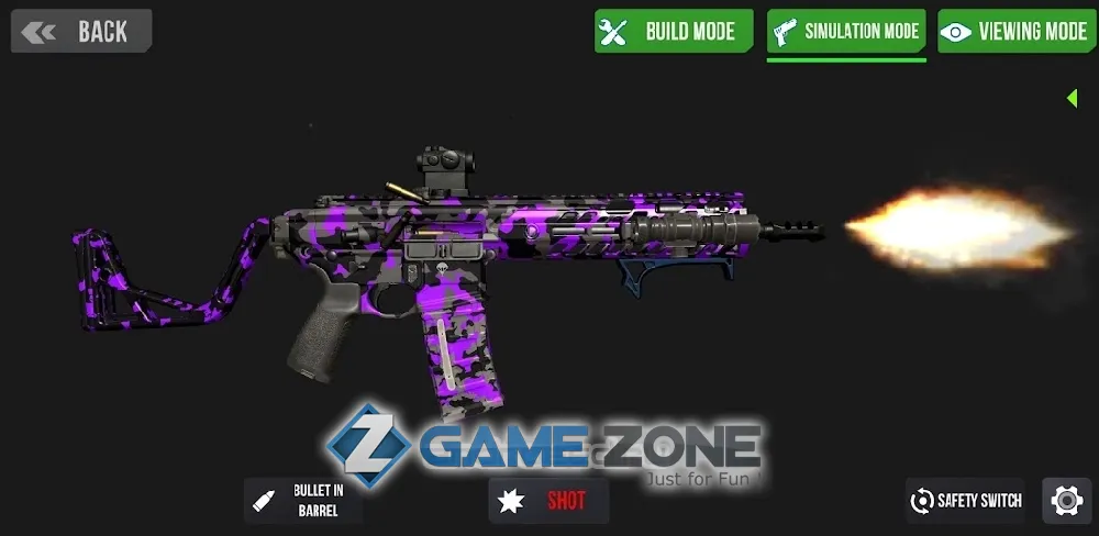 صورة من لعبة Custom Gun Simulator 3D [Много денег]