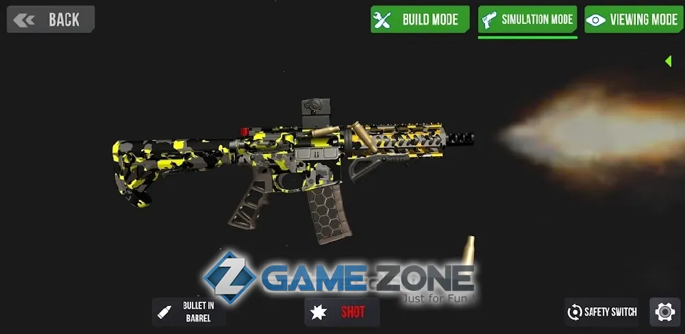 صورة من لعبة Custom Gun Simulator 3D [Много денег]