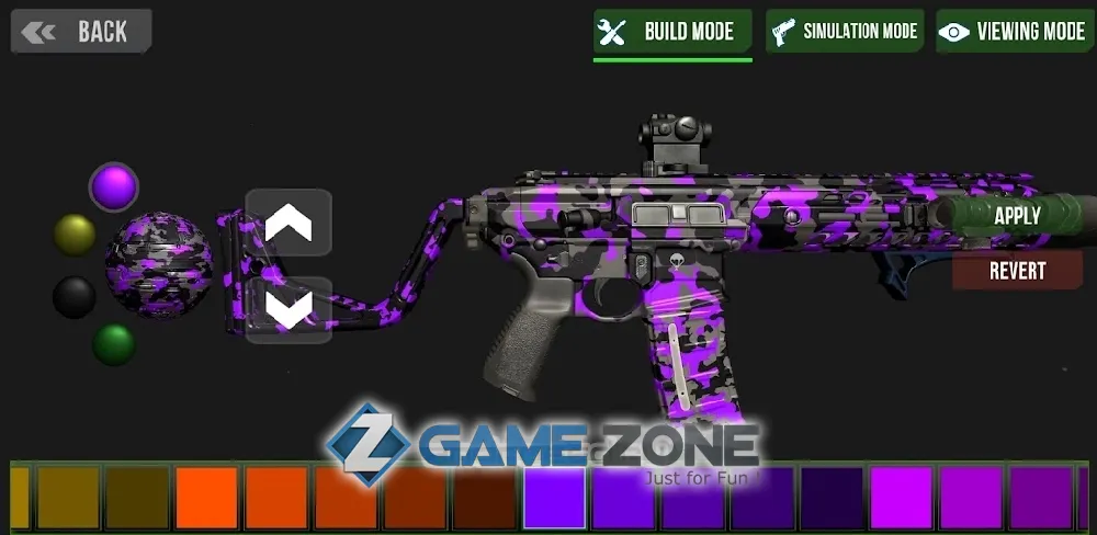 صورة من لعبة Custom Gun Simulator 3D [Много денег]