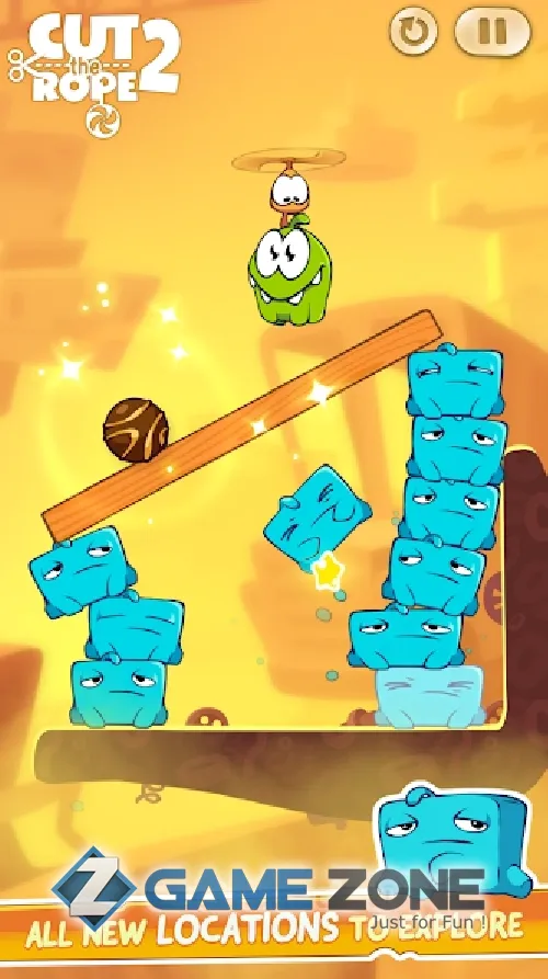 صورة من لعبة Cut the Rope 2 [Mod Energy] [много энергии]
