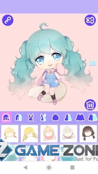 صورة من لعبة Cute Girl Avatar Maker
