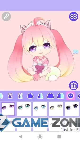 صورة من لعبة Cute Girl Avatar Maker