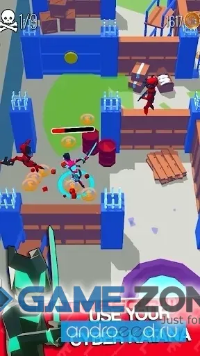 صورة من لعبة Cyber Ninja Stealth Warrior [unlocked/Adfree]