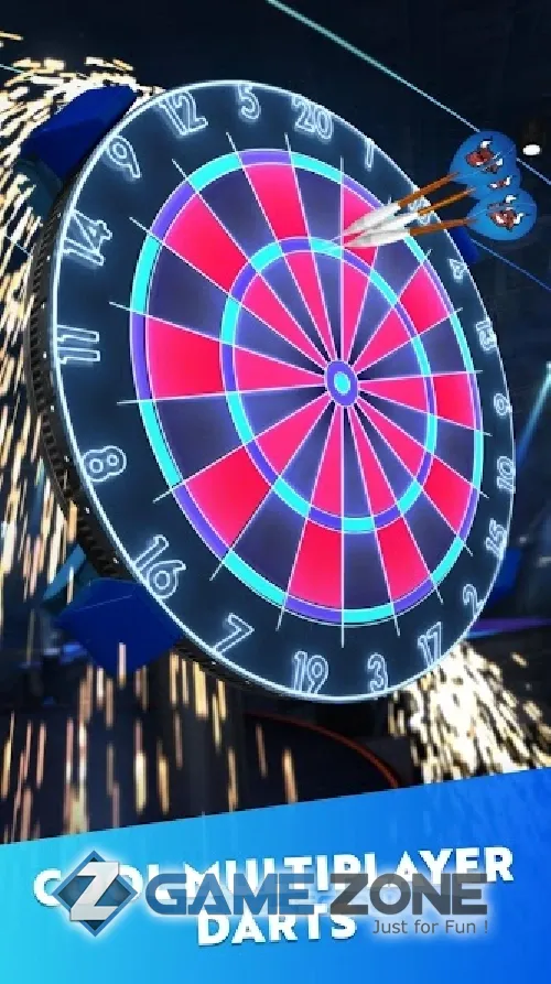صورة من لعبة Darts of Fury
