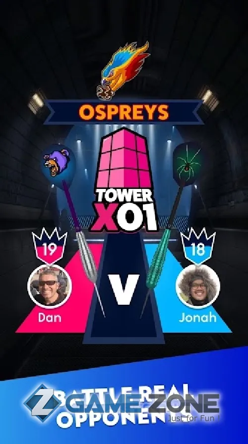 صورة من لعبة Darts of Fury