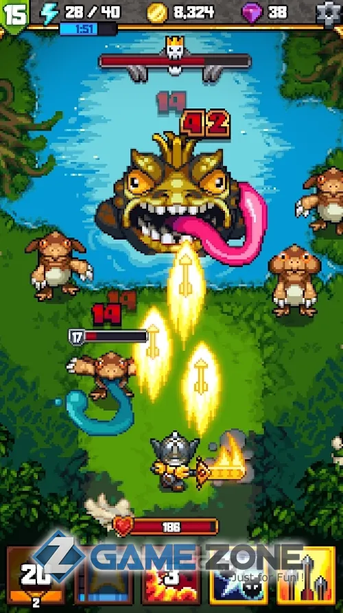 صورة من لعبة Dash Quest 2