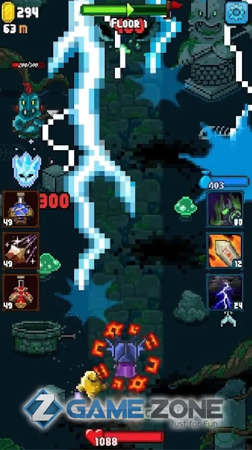 صورة من لعبة Dash Quest [Много денег]