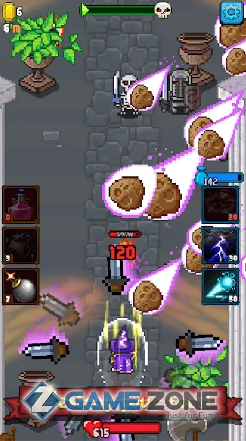 صورة من لعبة Dash Quest [Много денег]
