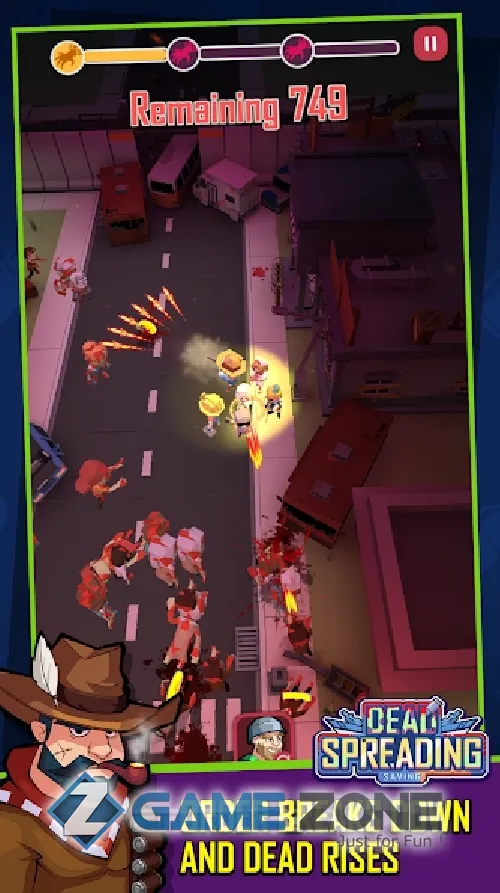 صورة من لعبة Dead Spreading:Saving [Много денег]