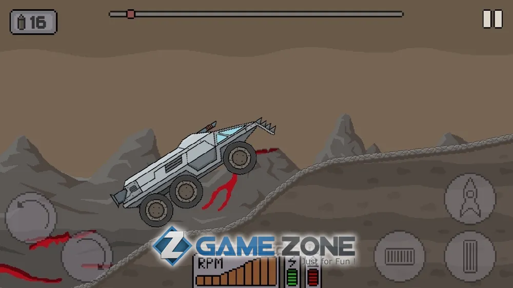 صورة من لعبة Death Rover [Mod: Money] [Mod Money/Mod Menu]