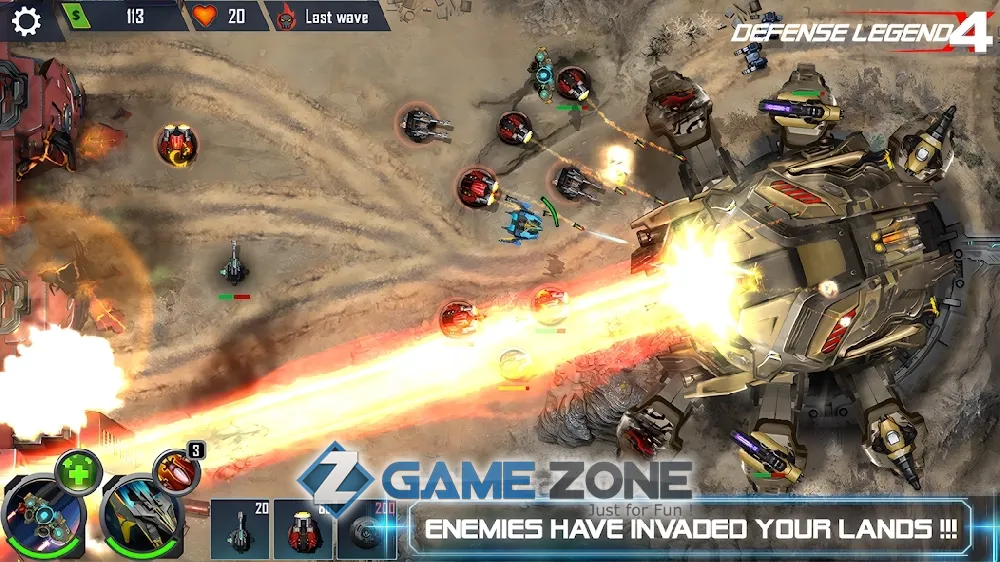 صورة من لعبة Defense Legend 4 SciFi TD